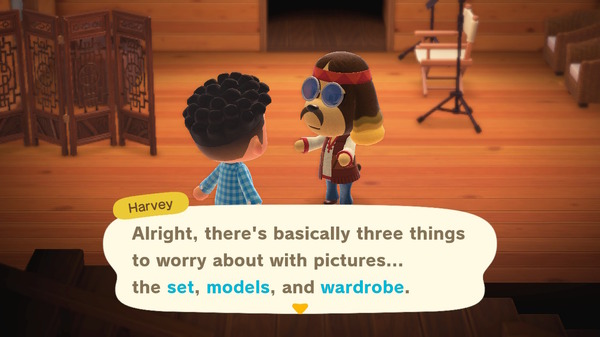 ابدأ الدراسة في الخارج مع Switch "Animal Crossing: New Horizons"! ： استخدم استوديو التصوير لنستأجر استوديو تصوير الصورة الثانية / الصورة