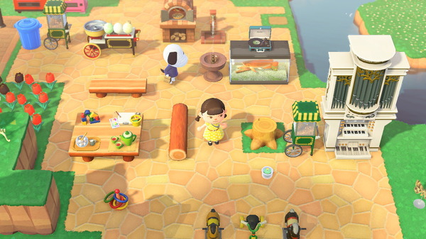 "Animal Crossing: New Horizons" أريد بسهولة إنشاء حديقة أنيقة! لقد جربت هذا التحدي باستخدام الأثاث الذي كان موجودًا في درجي.