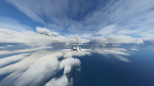 شعور عملاق ساحق ...! حاولت مراقبة Typhoon No. 8 في "Microsoft Flight Simulator" الصورة / الصورة السادسة