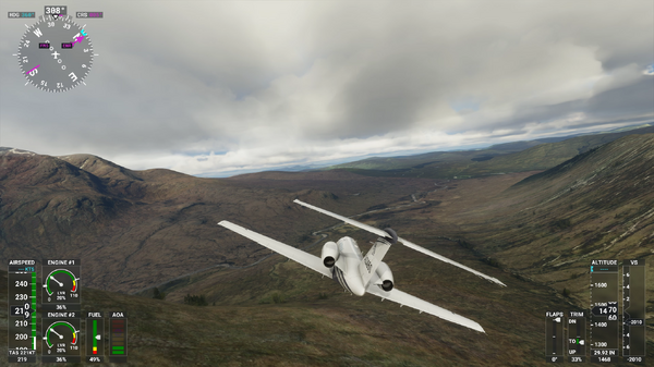 سمعت أن الجزيرة مع اسكتلندا تشبه مرحلة "Death Stranding" ، لذلك ذهبت إلى "Microsoft Flight Simulator".