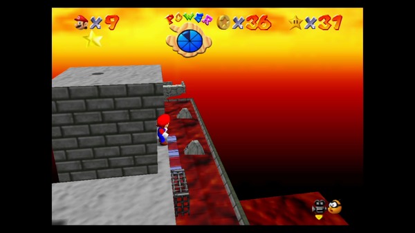 إذا كنت تلعب "Mario 64" في "Super Mario 3D Collection" ، ولكن الصورة العاشرة / الصورة التي لاحظتها مرة أخرى عن عظمة "Odyssey"