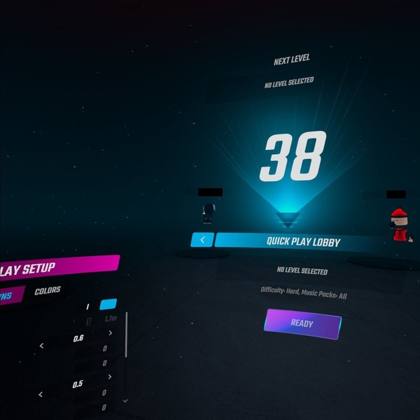 "Beat Saber" الصورة / الصورة السادسة التي تشعر بالاتصال الفضفاض مثل "Kaze no tabi vito" في وضع اللاعبين المتعددين عبر الإنترنت