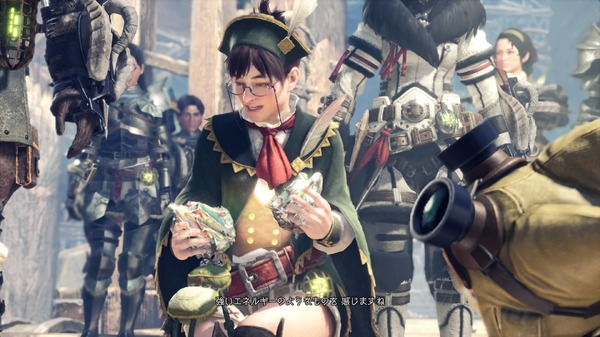 "Monster Hunter: World" دعونا نلقي نظرة على المظهر اللطيف لشريكنا "موظف الاستقبال"! استمتع بمجموعة صور موظف الاستقبال مع "جميع أزياء DLC" [الإصدار العالمي] الصورة/الصورة العاشرة