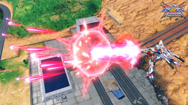 "Suit Mobile Gundam Extreme مقابل 2 Cross Boost" كين ناكاديت و Yutaka Okubo 