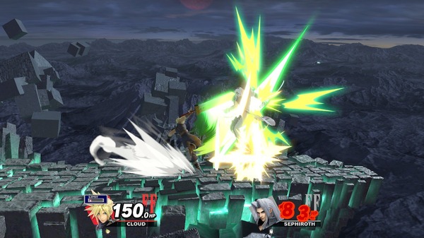 "Super Smash Bros. SP" "Sephiroth Challenge" الإعلان عن نتائج تحدي بيريها