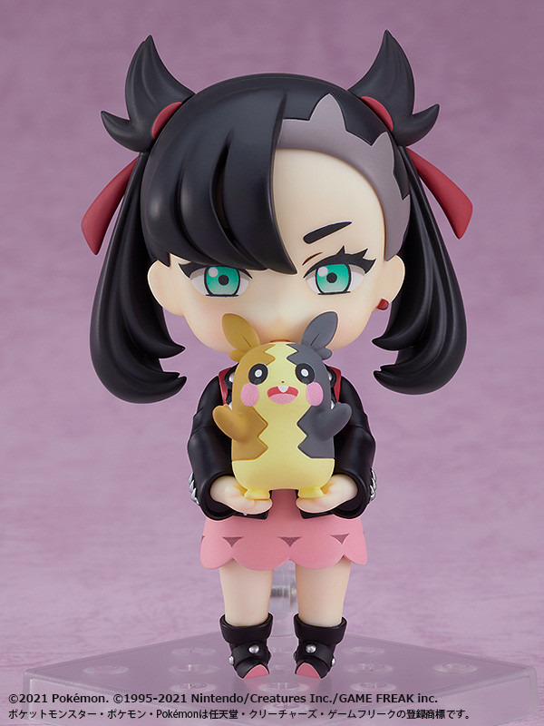 "ماري" من "Pokemon Sword Shield" هو nendoroid! الصورة السادسة / صورة الجزء السادس من الصورة لمشهد ممارسة "الابتسامة" مع صديقي موربيكو