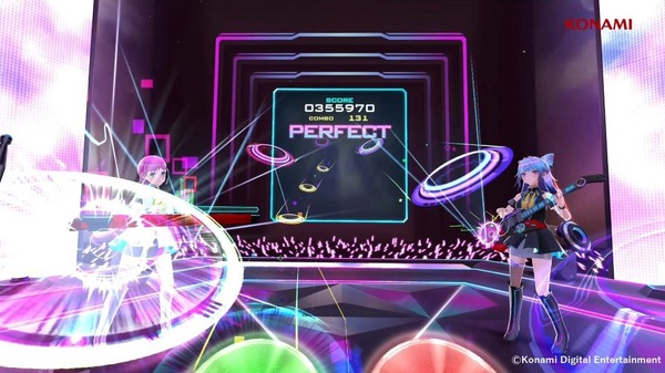 يمكن الاستمتاع بأغاني VR Band الجديدة من Konami "Beat Arena" التي تم إصدارها في 12 مارس