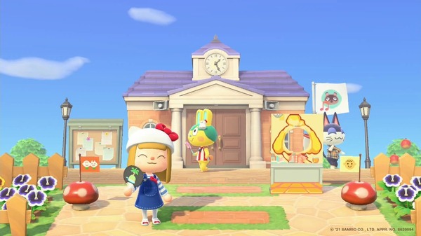 يمكنك أن تصبح شيزو مع "Animal Crossing: New Horizons" و"Kaodashi Kanban"! تم تجديد "جزيرة نينتن" لتصبح أجمل مع إضافة أثاث سانريو