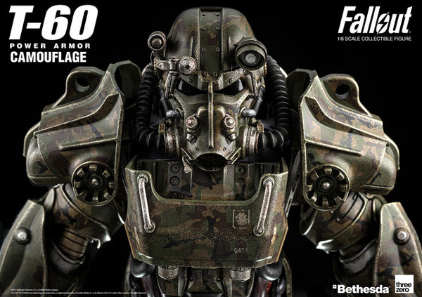 يمكنك أيضًا إرفاق وخلع خوذتك! "Fallout" Power Armor "T-60" نسخة مموهة من إصدار التمويه من 25 يونيو ، الصورة / الصورة الأولى للحجز