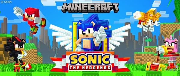 المحتوى القابل للتنزيل "Minecraft" "Sonic the Hedgehog" يحتفل بالذكرى الثلاثين لتأسيس Sonic يبدأ في التوزيع