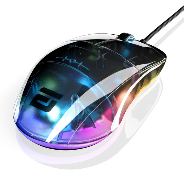 Mouse Mouse Lindgame Gear خفيفة الوزن "XM1 RGB" تم إصدارها ─ RGB الإضاءة والهيكل العظمي مواصفات بارد! الصورة الثانية / الصورة