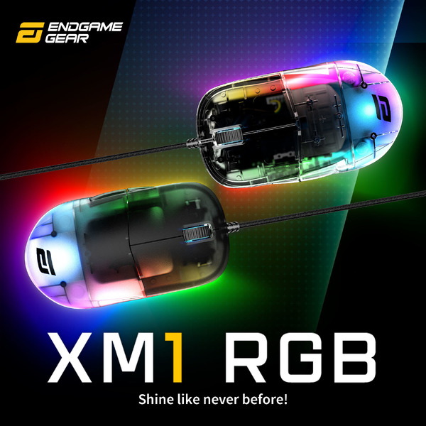 تم إصدار ماوس الألعاب خفيف الوزن من Endgame Gear "XM1 RGB"