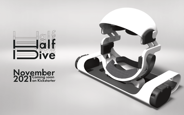 أول جهاز VR في العالم "Halfdive" متخصص في "Sleeping"! توظيف المؤيدين عن طريق التمويل الجماعي