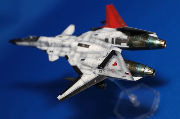 "Ace Combat" Model Plastic Model 1/144 "ADFX-01" مراجعة! 52 صورة / صورة تضيء تعبير تشعيع الليزر مع LED