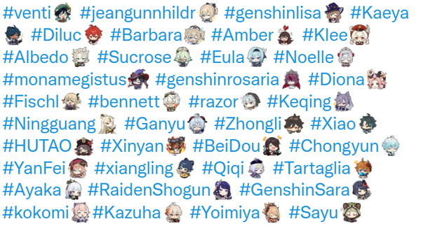 "Harajin" Twitter Hashtag "Emoji من كل حرف" يظهر! تأكيد 38 شخصًا بخلاف Gyosaki ، الصورة الثانية / صورة الذكرى الأولى الرائعة جدًا