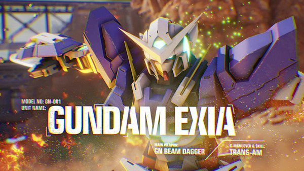 تم إصدار العرض الترويجي لـ "GUNDAM EVOLUTION" من Exia وMarasai [UC]! "ترانس آم" المألوفة