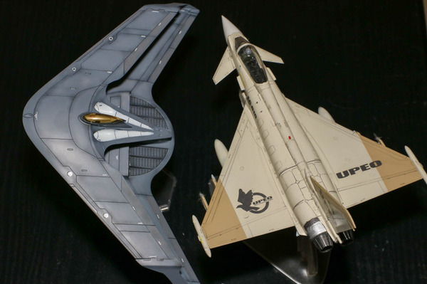 مراجعة النموذج البلاستيكي "Ace Combat" Kotobukiya 1/144 "X-49 Nightleben"! الصورة رقم 39 لمجموعة رائعة تتيح لك تجربة شكلها الضخم والفريد من نوعه.