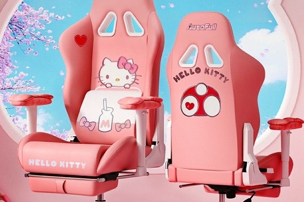 يعتبر كرسي الألعاب التعاوني "Hello Kitty" و"Cinnamon" صفقة رابحة! الجاذبية التي سوف تهدئك بمجرد وضعها في غرفتك