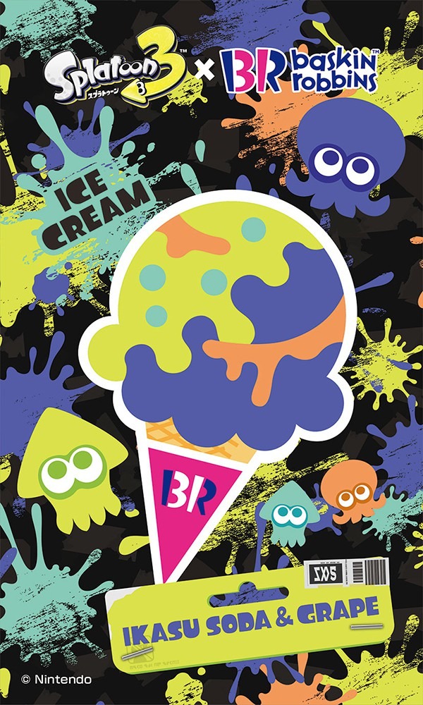 "Splatoon 3" X "Thirty One" التعاون! الصورة الحادية عشرة / الصورة ، مثل Squid "Soda &amp; Grape" النكهات والملصقات الحالية