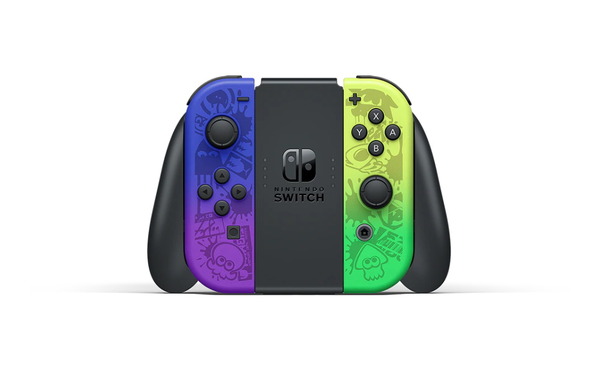 تم إصدار "Splatoon 3" من تصميم "Nintendo Switch (نموذج EL العضوي)" اليوم في السادس والعشرين! وحدة التحكم الاحترافية والحافظة متاحة أيضًا بالصورة/الصورة الثامنة