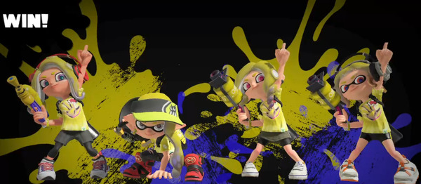 "Splatoon 3" "Squid" قد تحسن النمط! ؟ لجسم بالغ صغير ...