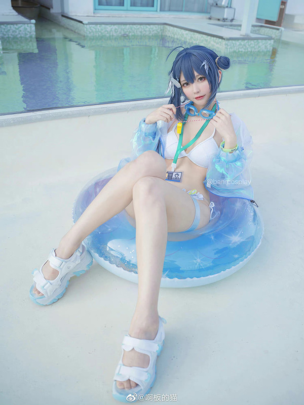 [cosplay] "harajin" شخصية جديدة Nahida موجودة بالفعل! "Arc Nights" Swimsuit's La Purma الصحية مع طبقات صينية لطيفة [27 صور] صورة / صورة 18