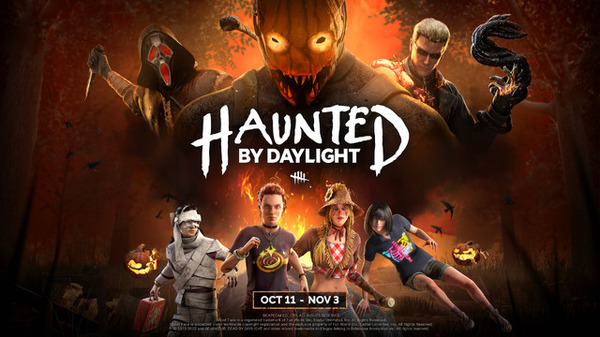 يقام حدث الهالوين "Dead by Daylight" "Haunted by Daylight"! حدث لفترة محدودة حتى 4 نوفمبر