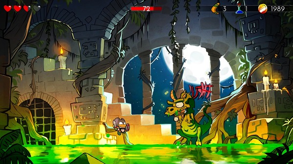 نسخة الحزمة اليابانية من "Wonderboy: Dragon Trap"! استنساخ تحفة "Monster World II" في صورة / صورة جديدة على غرار