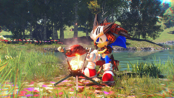 تحديات صوتية المشوية! حزمة التعاون مقدمة فيديو مع "Sonic Frontier" X "Monster Hunter" Series 5th Photo / Image