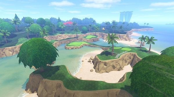 يضاف الجولف إلى "Nintendo Switch Sports"! وضع البقاء على قيد الحياة للهدف للآخر الصورة والصورة الثانية