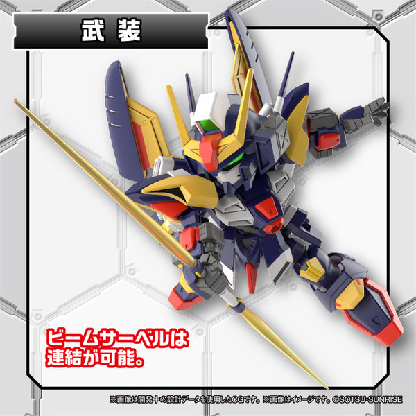 "SD Gundam Generation" Original Aircraft "Tornado Gundam" Gunpla متاح الآن! الصورة الخامسة / الصورة