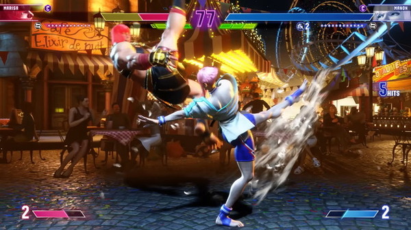 "Street Fighter 6" فيديو معركة من نوع القوة المكثفة "ماريسا" ضد الجودو والباليه فيوجن "مانون" صدر الصورة/الصورة الثانية