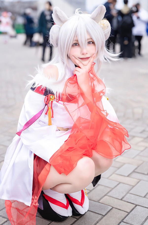 [Cosplay] "Horo Live" Lion Bonbotan يرقص في زي عام جديد لامع! ! طبقة مميزة / أسماك REI [6 صور] الصورة / الصورة السادسة