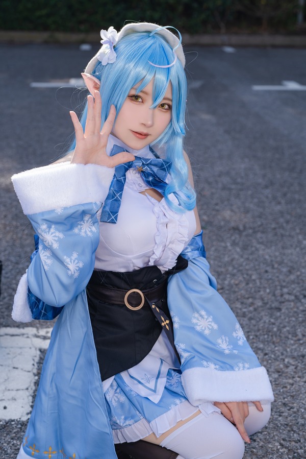 [Cosplay] Snow Flower "Holo Live" Ramie Blooming في The Winter One Festival مكان جميل! طبقة الطبقة الشهيرة [6 صور] الصورة / الصورة الثانية