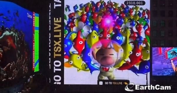 يضع معجبو Pikmin إعلانات في Times Square 