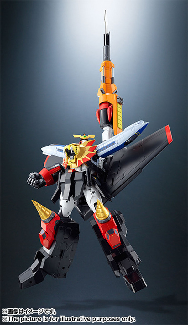 Super Alloy Soul "Hero King Gaogaigar" يتم إعادة بيعها! الصورة الثانية 12 / صورة الانصهار النهائي الذي يعيد إنتاج العمليات الدقيقة بالكامل