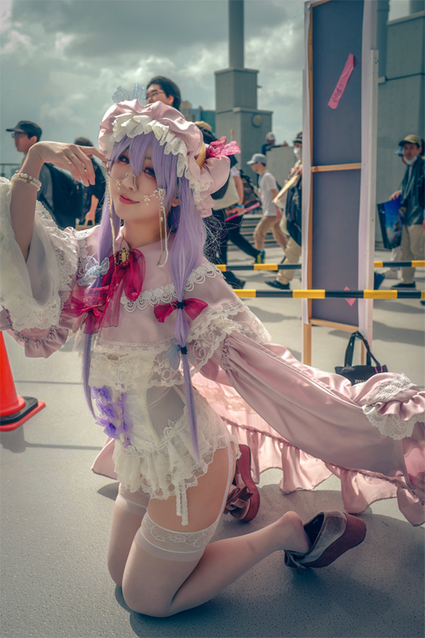[Cosplay] "Touhou Project" يحدق Patchouli بمظهر لامع! تنحدر الشابة الشابة على الموقع الكبير [9 صور] الصورة / الصورة الخامسة