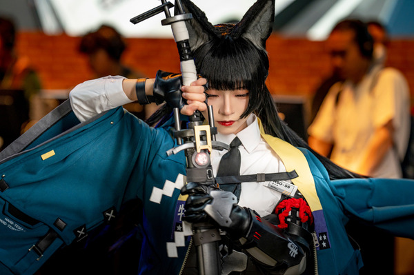 [Cosplay] شخصيات لعبة جديدة مثل Zen Zero و Lesleri و Suzuran's Sword! الآن يوم حار ، 14 طبقة من النساء الجميلات [TGS2023] الصورة / الصورة الثامنة