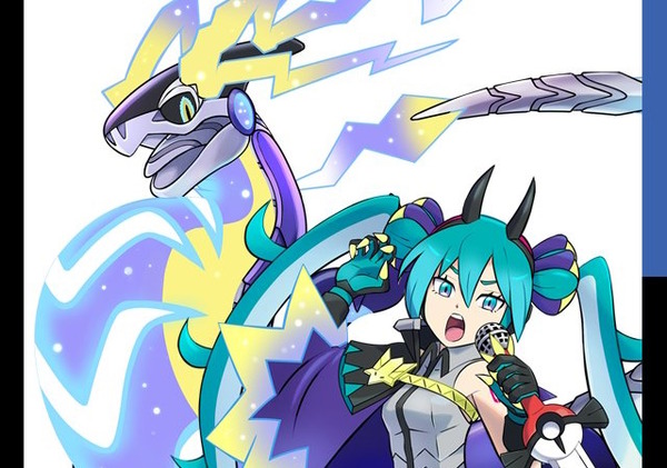 "Pokemon" X "Hatsune Miku" آخر تعاون! "Dragon Miku Miku" مع Mirylideon كشف النقاب