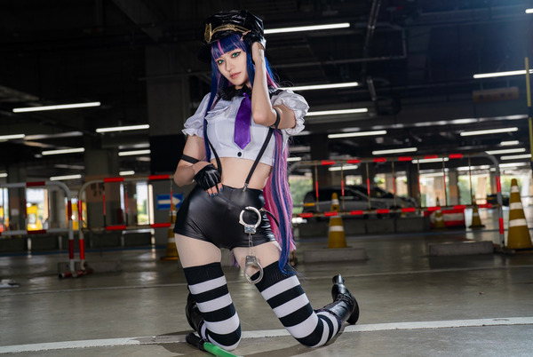 [Cosplay] رائع مع الجمال البارد والساقين المتنامية! تجسد الطبقة الشهيرة "نوم الطفل" تخزين الأنيمي الأسطوري "جوارب طويلة"! ! [8 صور] الصورة / الصورة الأولى