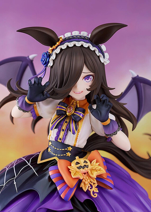 شخصية "Uma Musume" رايس دش "Halloween" متاحة الآن للطلب المسبق! لا تفوت التعبير الخجول على وجهه وهو يتظاهر بأنه مصاص دماء.