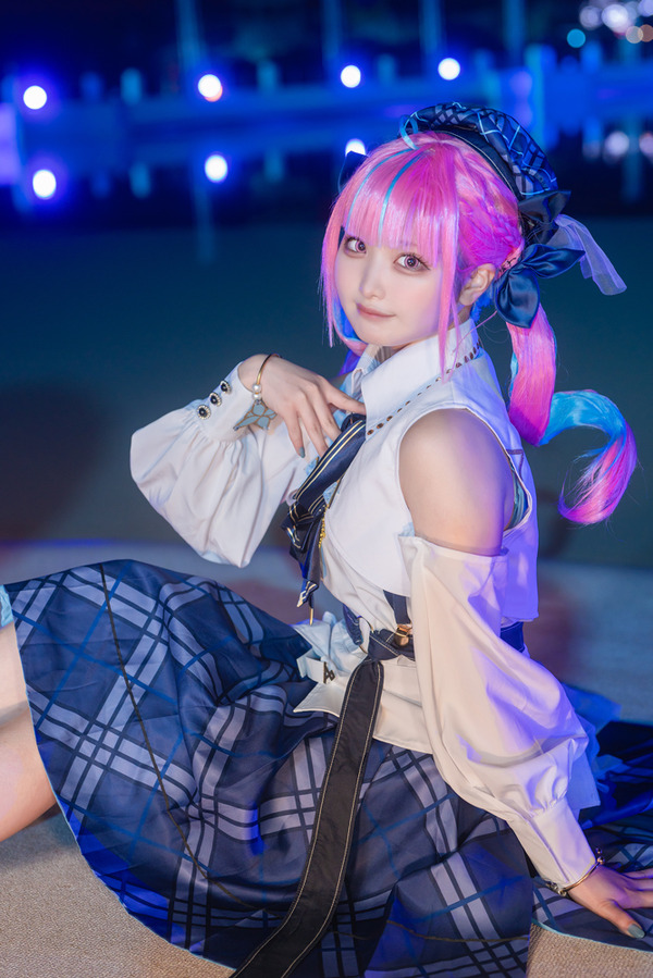 [cosplay] holomen الشعبية التي تشرق في إضاءة متوفرة! "Fuwamoko" ، "Akutan" ، "Open" ، "Sui 