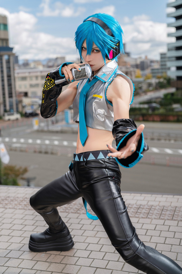 [cosplay] لطيف ولكن "holomen" إلى God Style Hatsune Miku ، "Nijisanji" Elilla Pendra "Acosta!@Fukuoka Paypay Dome"