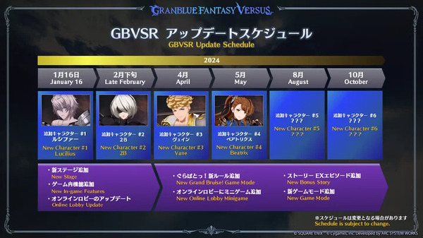 ستكون لعبة "Granblue Fantasy Relink" "Cagliostro" متاحة أيضًا كنسخة تجريبية! "GBVR" تم إصدار الكثير من المعلومات الجديدة، بما في ذلك الإعلان عن 4 شخصيات إضافية بما في ذلك لوسيفر [ملخص المرحلة] الصورة/الصورة الثامنة