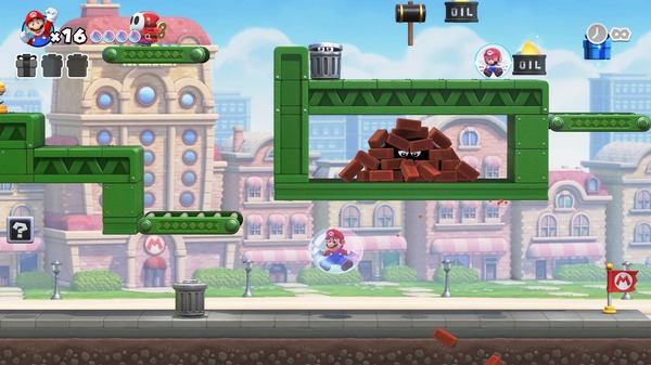 "Mario vs. Donkey Kong" عناصر جديدة صدرت في نسخة النسخة الجديدة! مع إضافة عالم جديد ، فإن إجمالي عدد المراحل هو 130 أو أكثر ، الصورة / الصورة الرابعة