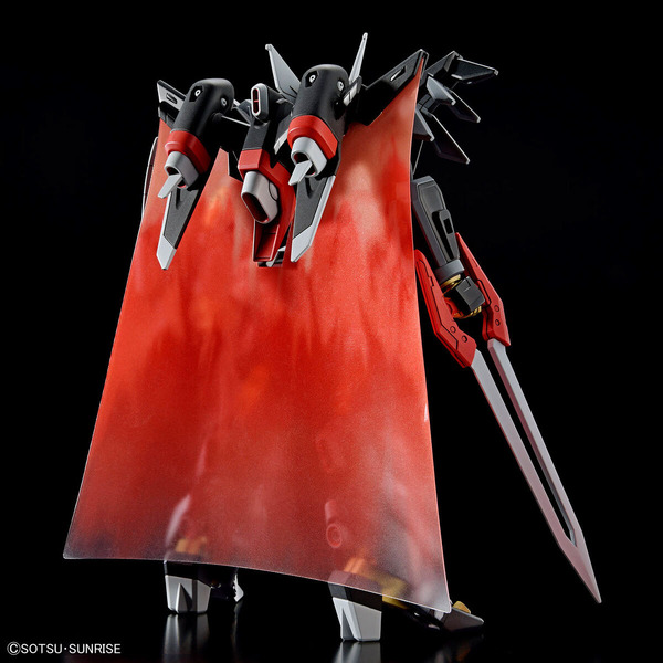 إصدار فيلم "Gundam Seed" New Gunpla "Hg Black Knight Scode Shiva" معروض للبيع! الصورة الثالثة / الصورة لعباء العمال المميز يضيء