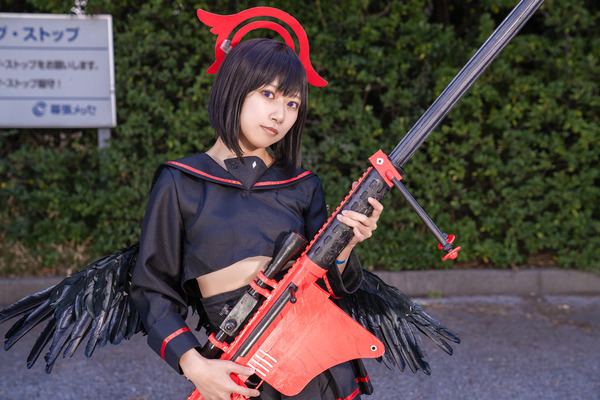 [cosplay] مثير mini- الطول الموحد x بندقية القناص الضخمة قوية! "Bluaka" تم القبض على "Bluaka" الوضع الديناميكي لـ Mashiro في العيون