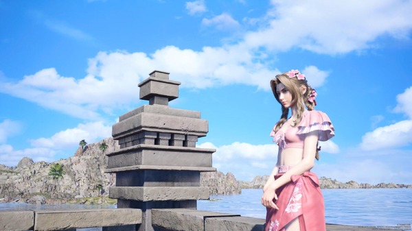 راقب "Swimsuit Aeris" في "FF7 عكسي"! "Tops &amp; Miniska" مع Soft Skin Max و "الشابة" Pareo ، أي واحد! ؟ الصورة 13 / الصورة