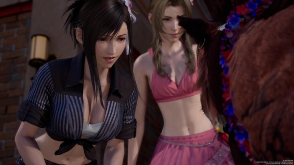 من الصعب النظر إلى "ملابس السباحة تيفا" في "FF7 Rebirth"! الصدر الجريء الذي لا يمكن إخفاؤه وسحر الشورت على وشك KO الصورة / الصورة الثامنة