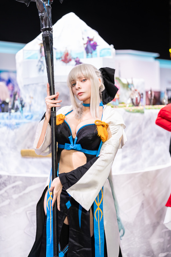 "Animejapan 2024" Kama and Captain Nemo كشف النقاب! من مجموعة cosplayer الرسمية إلى رؤية LED الضخمة ، كان لمجلة "FGO" صورة / صورة 31